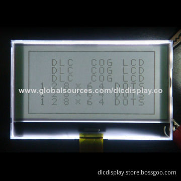 128 x 64 Dots Transflective FSTN LCD Modules with 1/64 Duty, 1/9 Bias